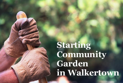 Grow Your Own Food: Start Community Garden in Walkertown 