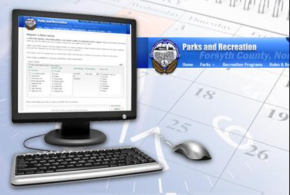 New Online Reservations System for Forsyth County Parks and Recreation