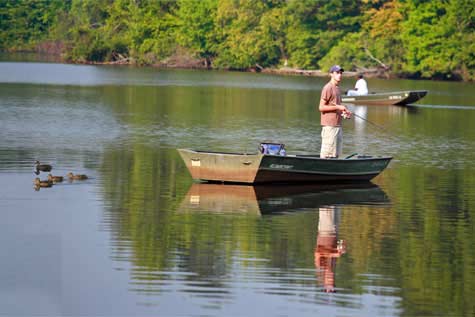Fishing at Kernersville Lake Park