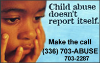 Child abuse doesn't report itself.