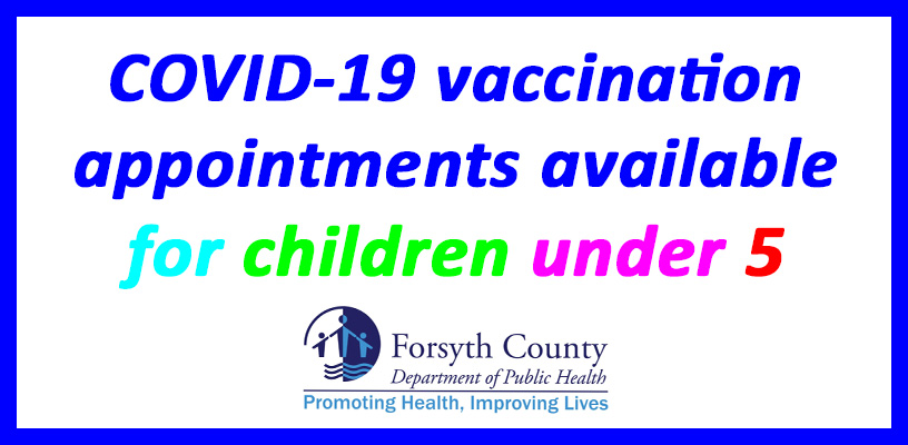 Public Health offering COVID-19 vaccine for children under 5 