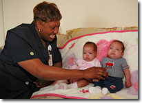 Nurse with Newborns